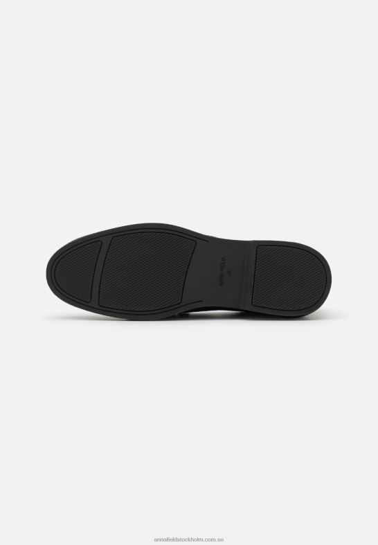 läder slip-ons svart Anna Field 42BF61794 kvinnor