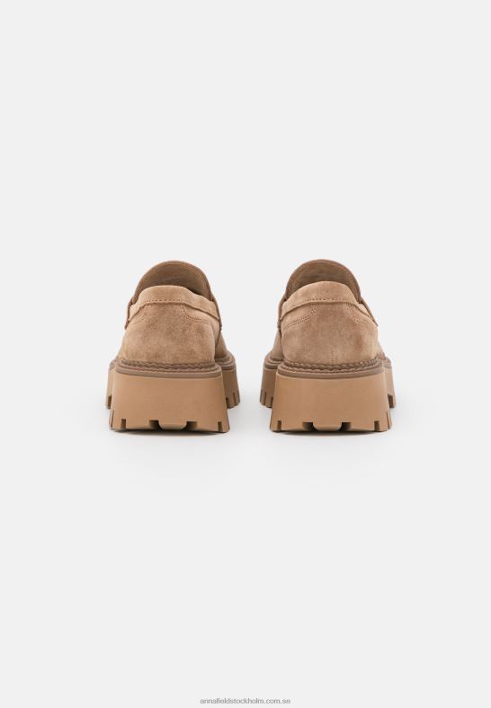 läder slip-ons taupe Anna Field 42BF61783 kvinnor
