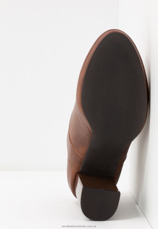 komfort högklackade ankelboots konjak Anna Field 42BF61748 kvinnor