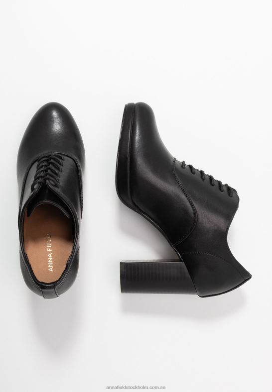 komfort högklackade ankelboots svarta Anna Field 42BF61773 kvinnor