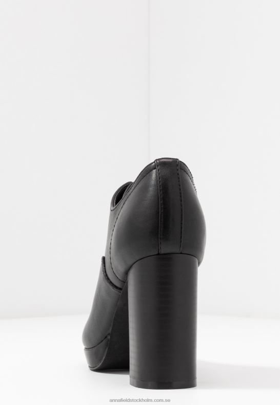 komfort högklackade ankelboots svarta Anna Field 42BF61773 kvinnor