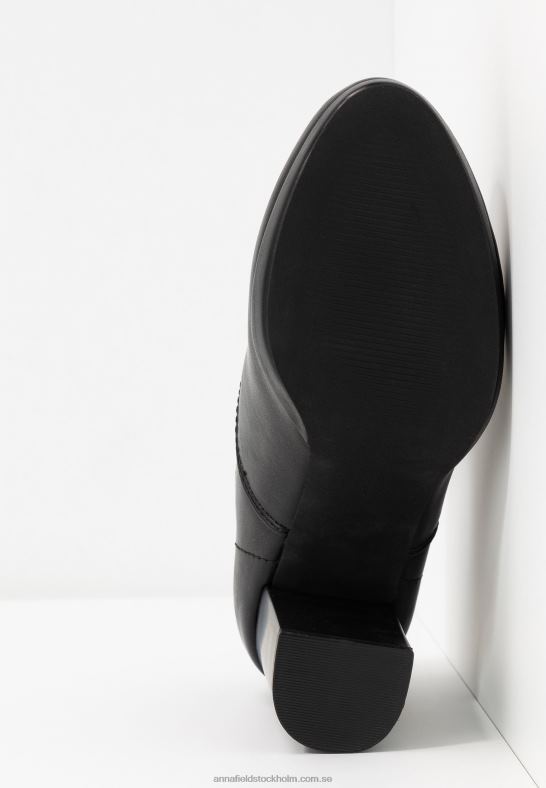 komfort högklackade ankelboots svarta Anna Field 42BF61773 kvinnor