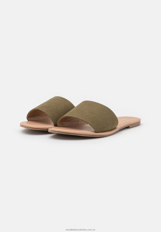 2 pack mulor khaki/guld Anna Field 42BF61866 kvinnor