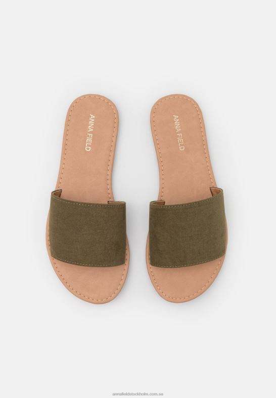 2 pack mulor khaki/guld Anna Field 42BF61866 kvinnor