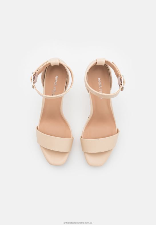 högklackade sandaler benvita Anna Field 42BF61571 kvinnor