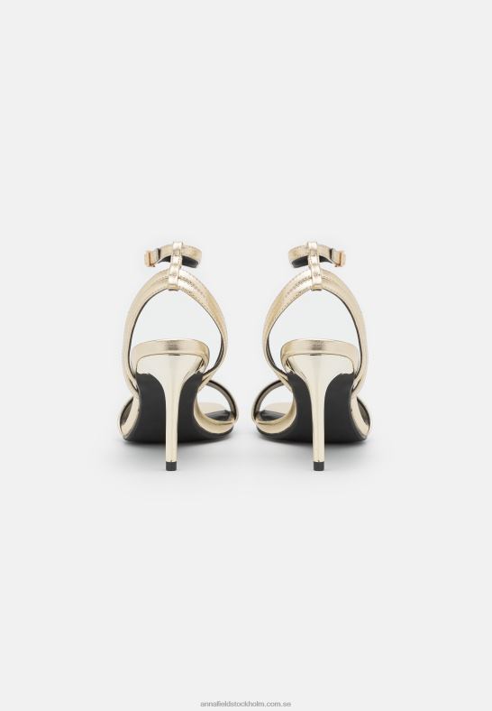 högklackade sandaler guld Anna Field 42BF61258 kvinnor