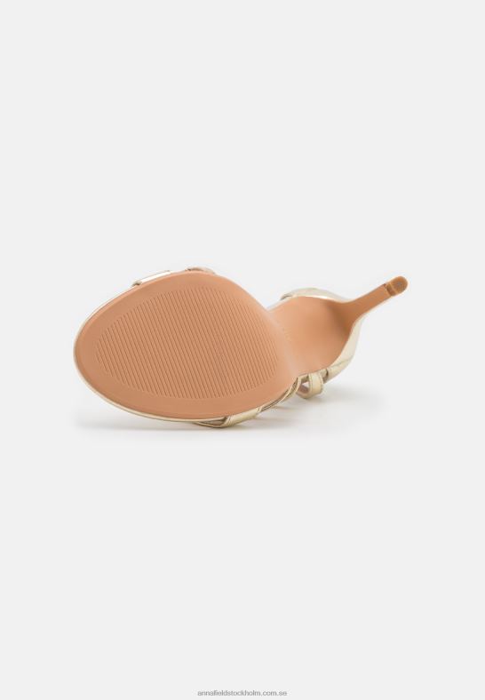 högklackade sandaler guld Anna Field 42BF61289 kvinnor