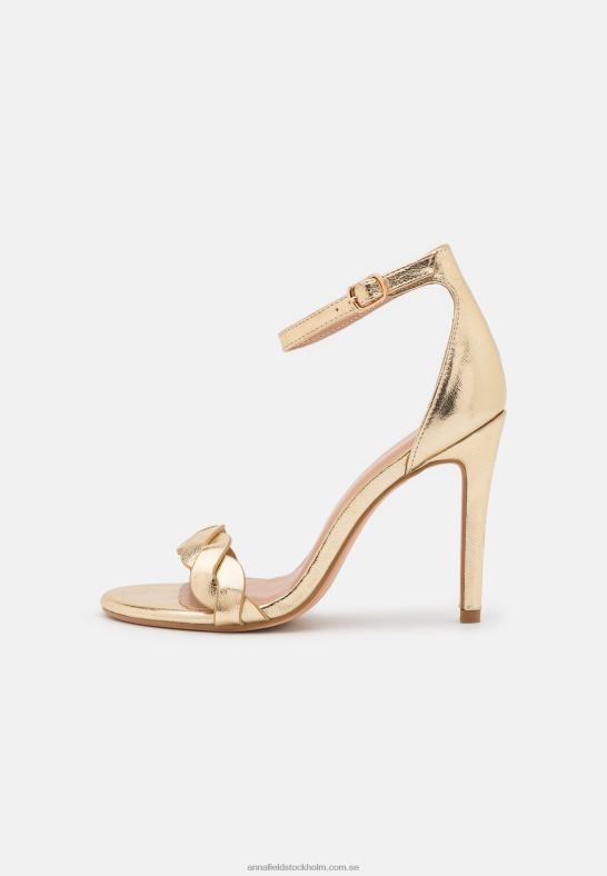 högklackade sandaler guld Anna Field 42BF61291 kvinnor