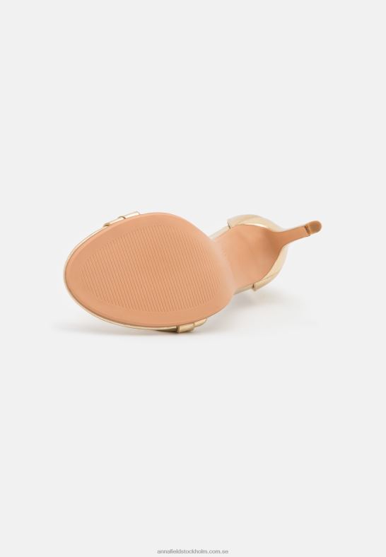 högklackade sandaler guld Anna Field 42BF61291 kvinnor