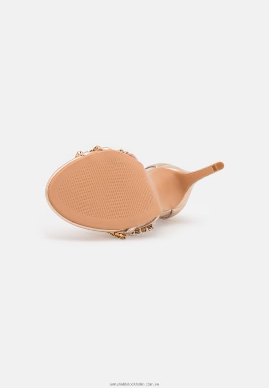 högklackade sandaler guld Anna Field 42BF61295 kvinnor