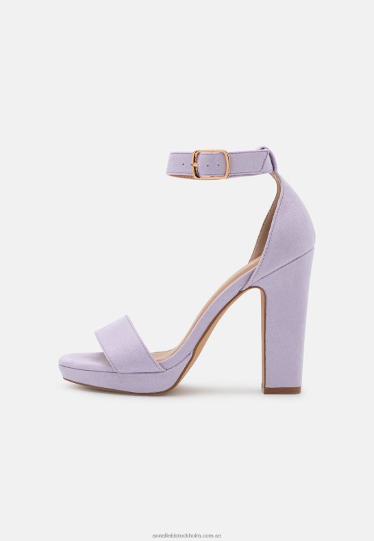 högklackade sandaler lila Anna Field 42BF61574 kvinnor