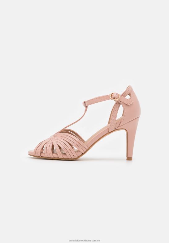 högklackade sandaler ljusrosa Anna Field 42BF61285 kvinnor