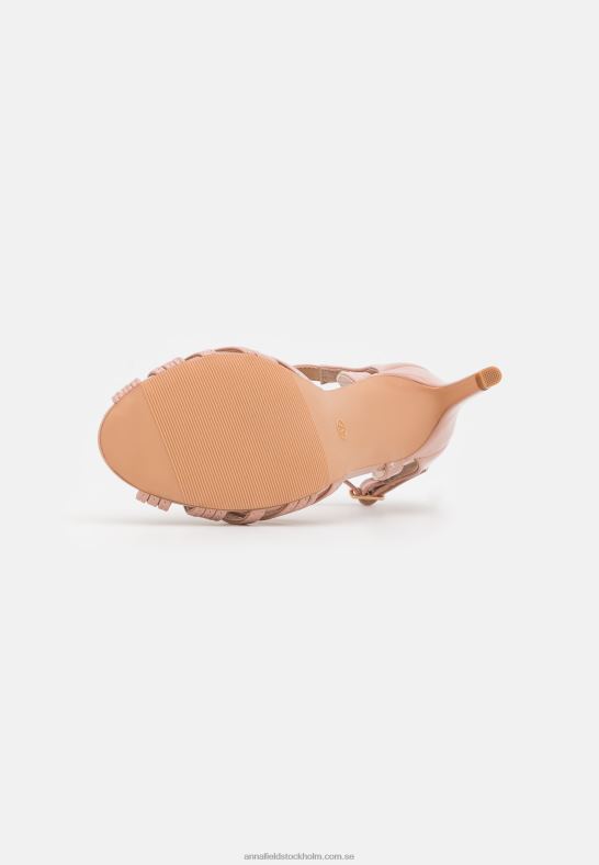 högklackade sandaler ljusrosa Anna Field 42BF61285 kvinnor