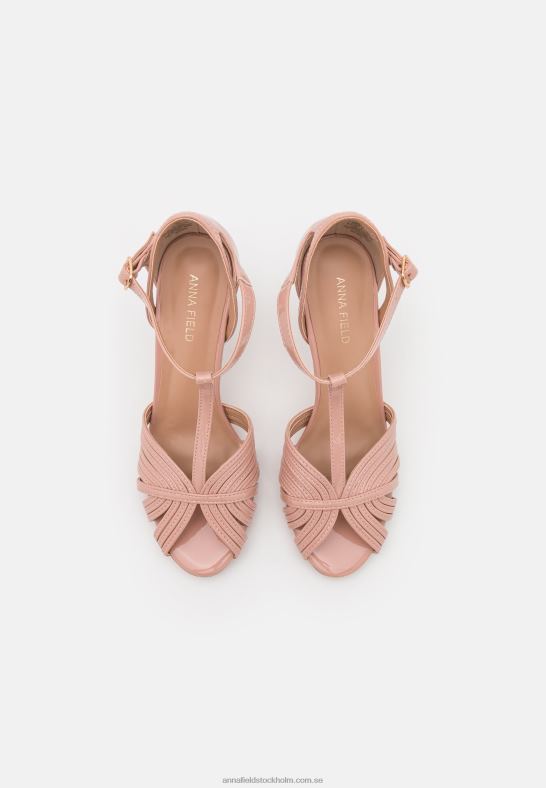 högklackade sandaler ljusrosa Anna Field 42BF61285 kvinnor