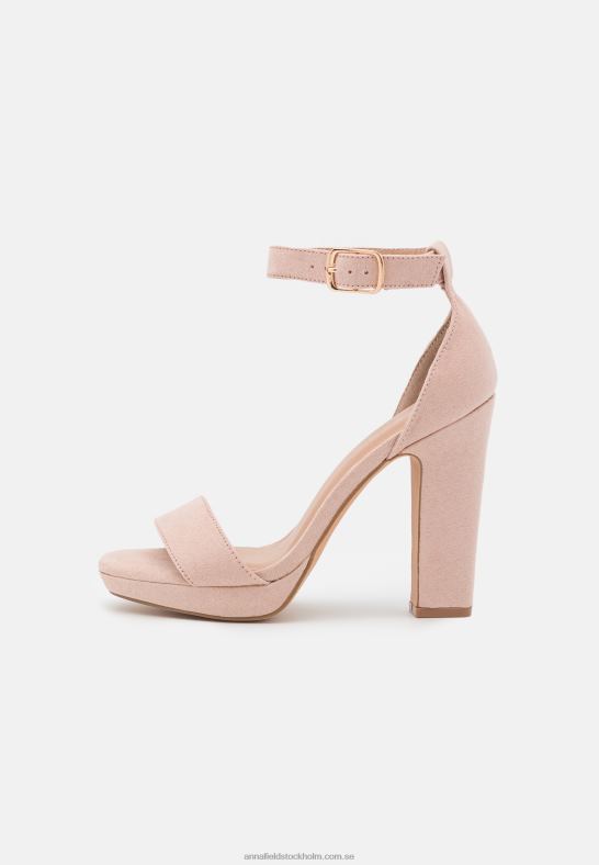 högklackade sandaler ljusrosa Anna Field 42BF61575 kvinnor
