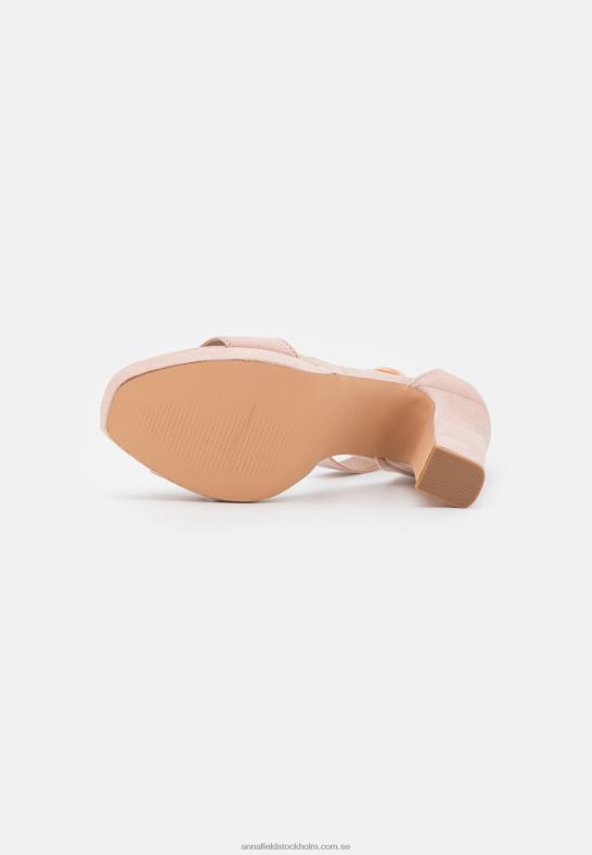 högklackade sandaler ljusrosa Anna Field 42BF61575 kvinnor