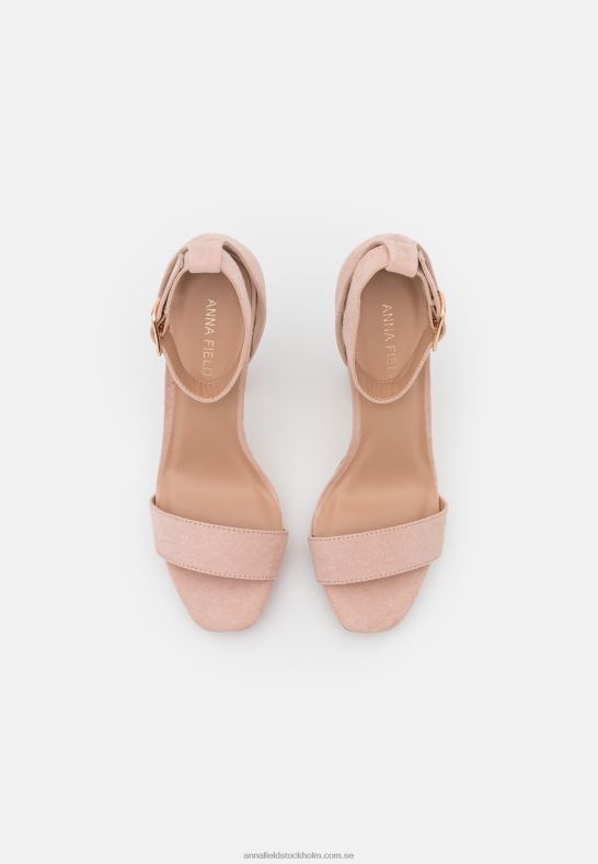 högklackade sandaler ljusrosa Anna Field 42BF61575 kvinnor
