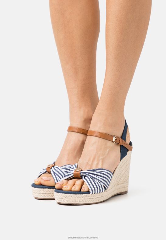 högklackade sandaler mörkblå Anna Field 42BF61491 kvinnor