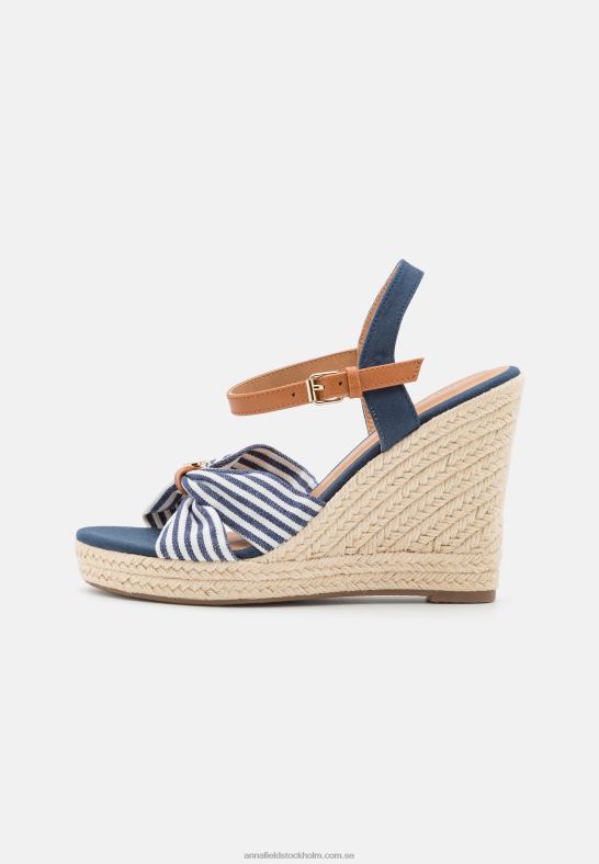 högklackade sandaler mörkblå Anna Field 42BF61491 kvinnor