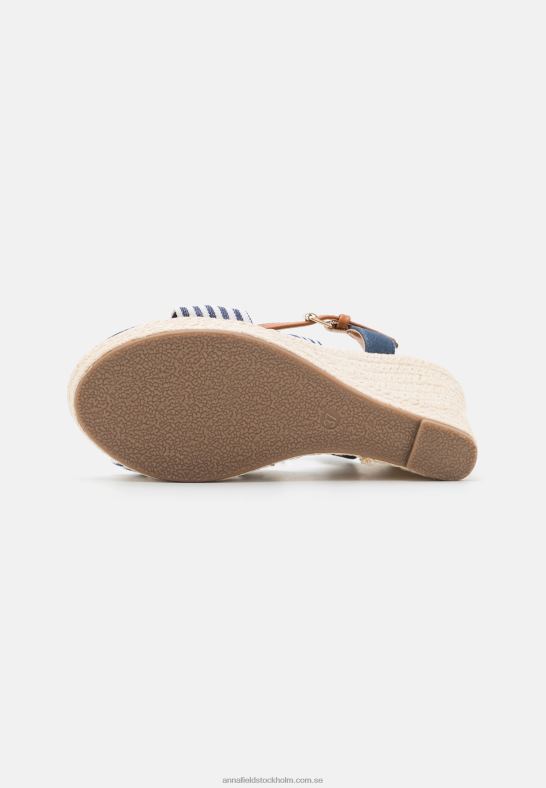 högklackade sandaler mörkblå Anna Field 42BF61491 kvinnor