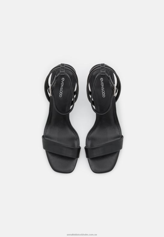 högklackade sandaler svarta Anna Field 42BF61380 kvinnor