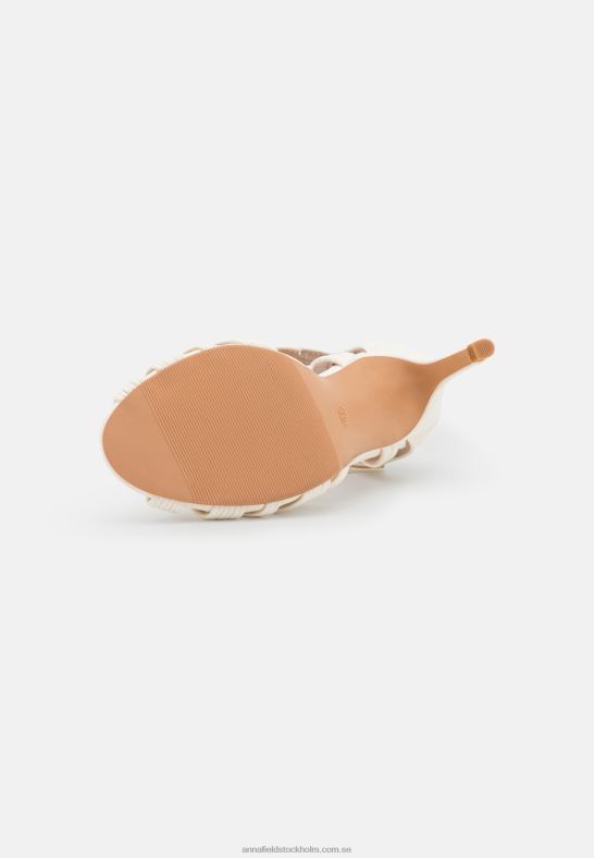 högklackade sandaler vita Anna Field 42BF61245 kvinnor