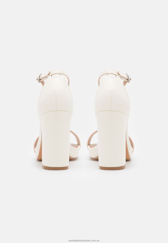 högklackade sandaler vita Anna Field 42BF61288 kvinnor