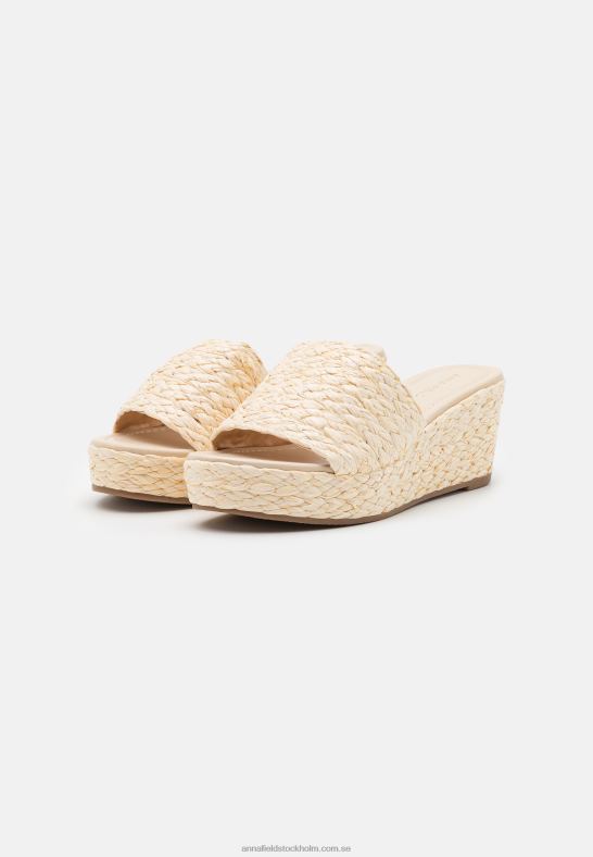 klackade mulor beige Anna Field 42BF61883 kvinnor