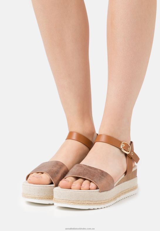 komfort espadrillor brons Anna Field 42BF61483 kvinnor