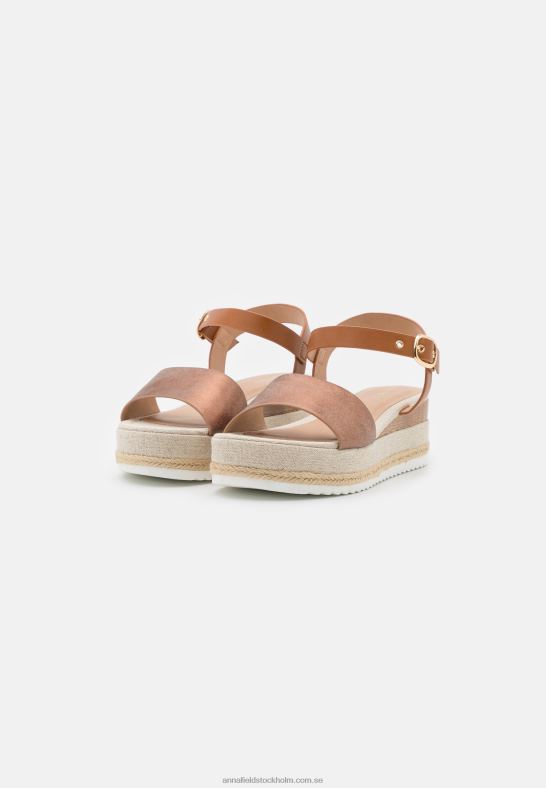 komfort espadrillor brons Anna Field 42BF61483 kvinnor