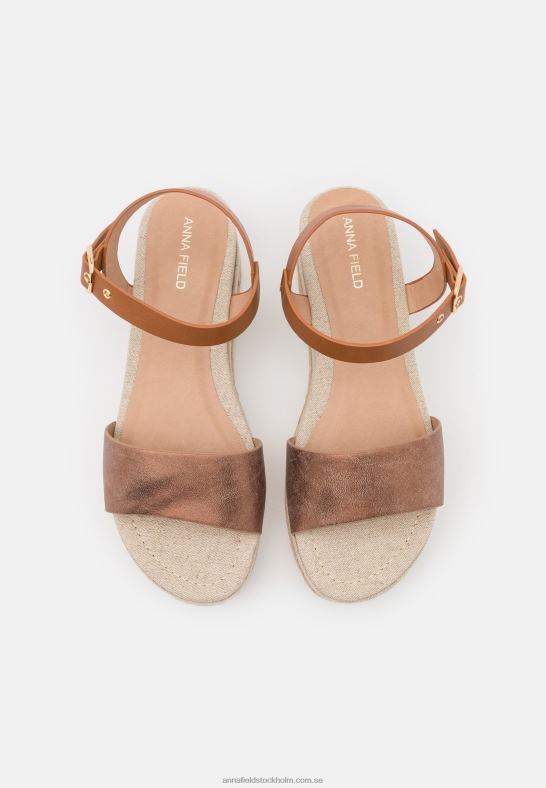 komfort espadrillor brons Anna Field 42BF61483 kvinnor