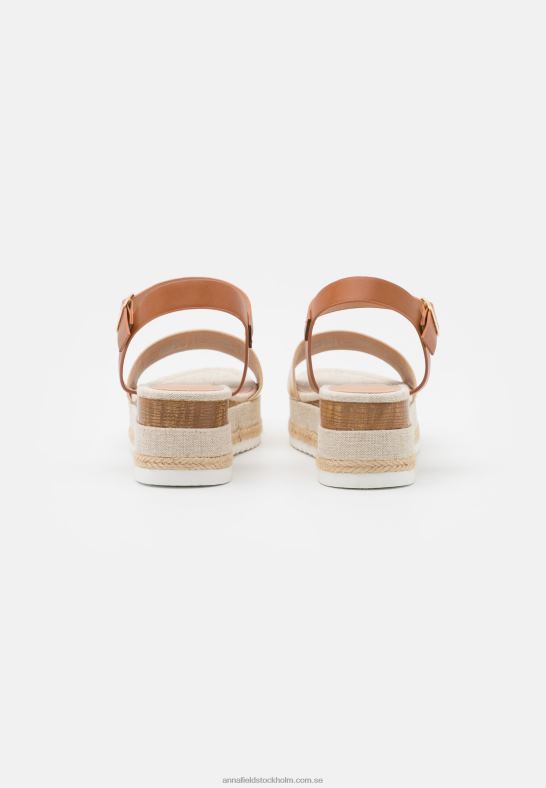 komfort espadrillos guld Anna Field 42BF61456 kvinnor