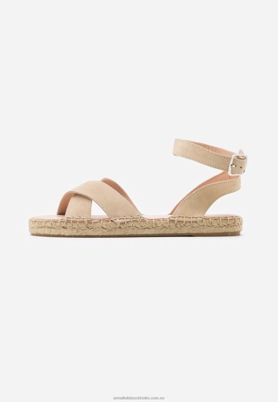 läder plattform sandaler beige Anna Field 42BF61576 kvinnor