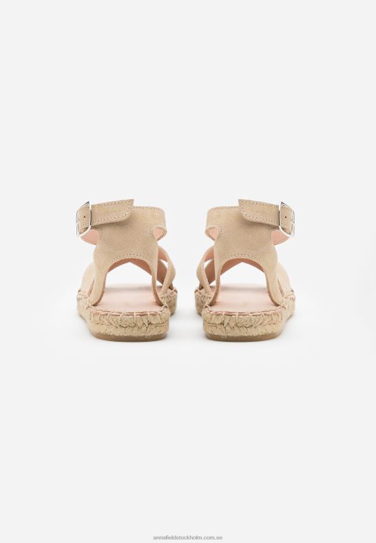 läder plattform sandaler beige Anna Field 42BF61576 kvinnor