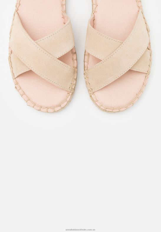 läder plattform sandaler beige Anna Field 42BF61576 kvinnor