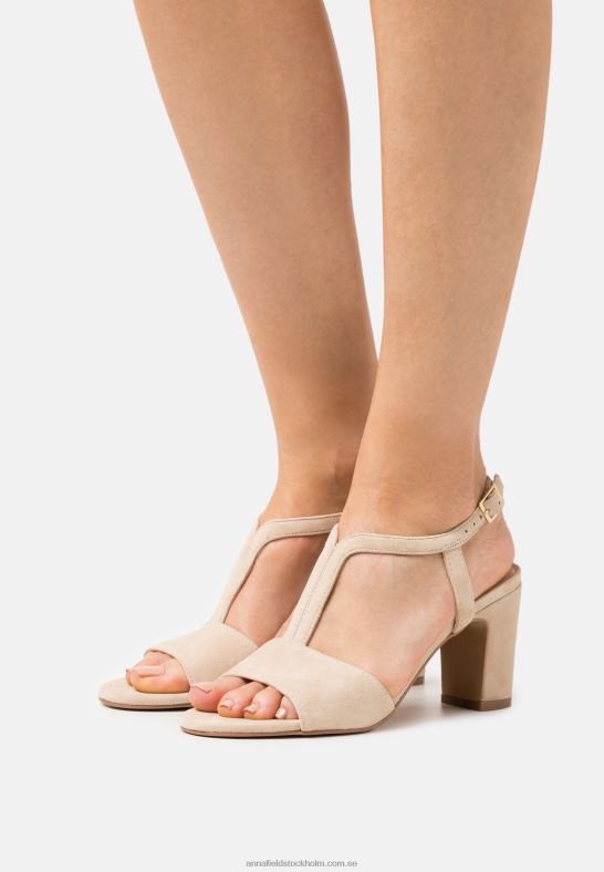 lädersandaler beige Anna Field 42BF61335 kvinnor