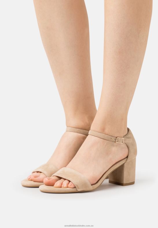 lädersandaler beige Anna Field 42BF61355 kvinnor