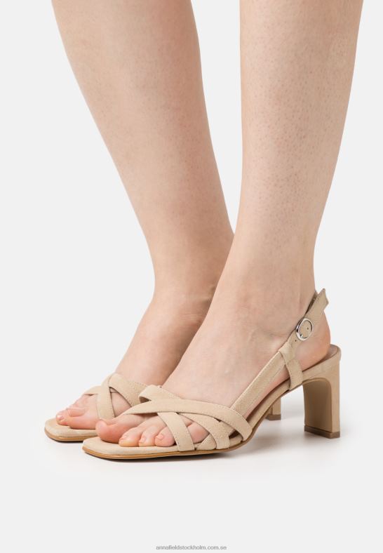 lädersandaler beige Anna Field 42BF61446 kvinnor