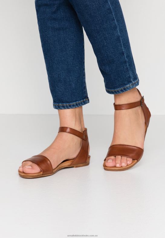 lädersandaler cognac Anna Field 42BF61278 kvinnor