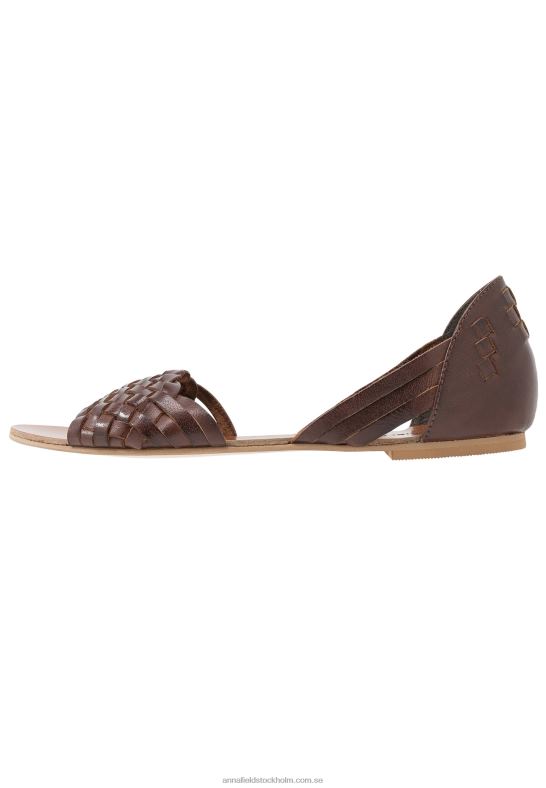 lädersandaler cognac Anna Field 42BF61389 kvinnor