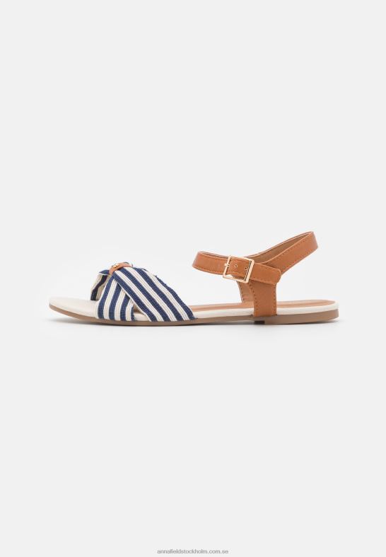 sandaler cognac/mörkblå Anna Field 42BF61290 kvinnor