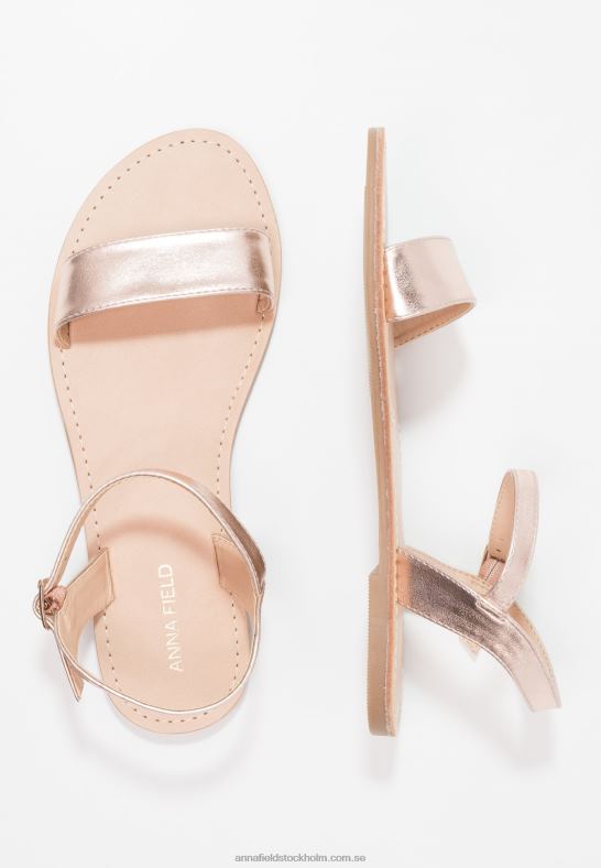 sandaler i rosa guld Anna Field 42BF61257 kvinnor