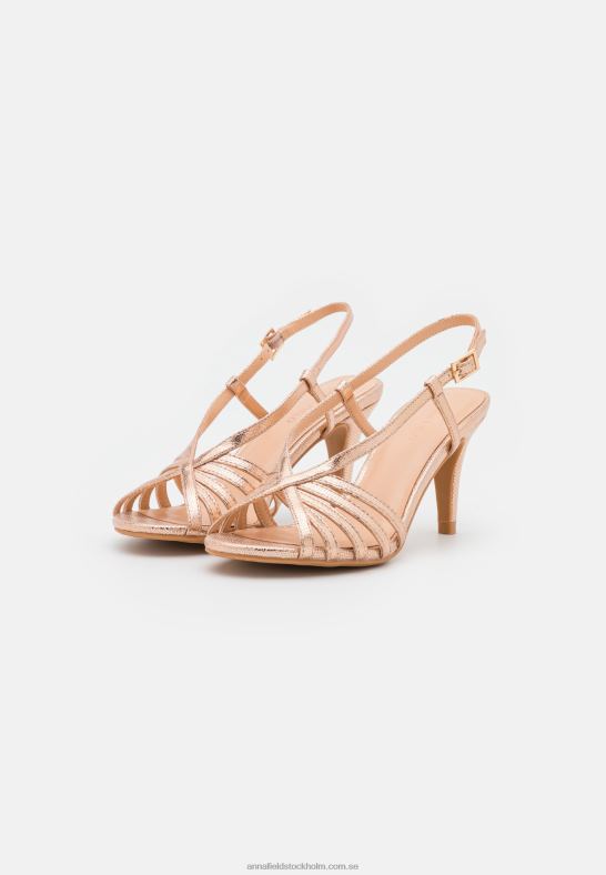 sandaler i rosa guld Anna Field 42BF61312 kvinnor