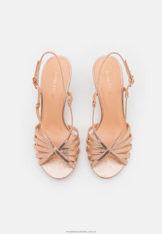 sandaler i rosa guld Anna Field 42BF61312 kvinnor