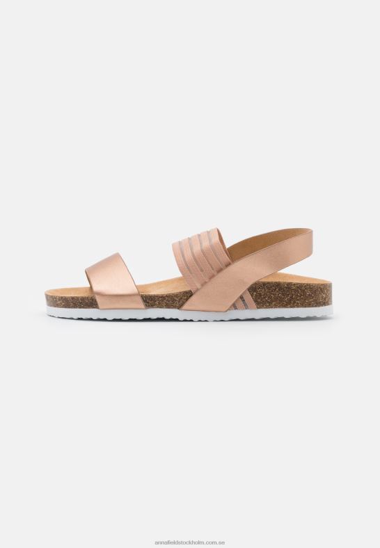 sandaler i rosa guld Anna Field 42BF61411 kvinnor