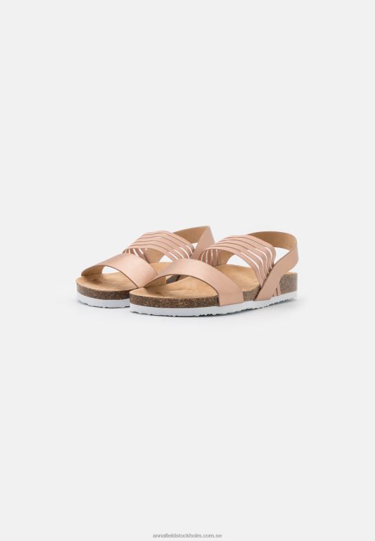 sandaler i rosa guld Anna Field 42BF61411 kvinnor