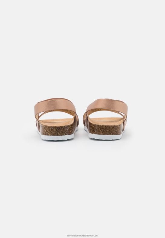 sandaler i rosa guld Anna Field 42BF61411 kvinnor