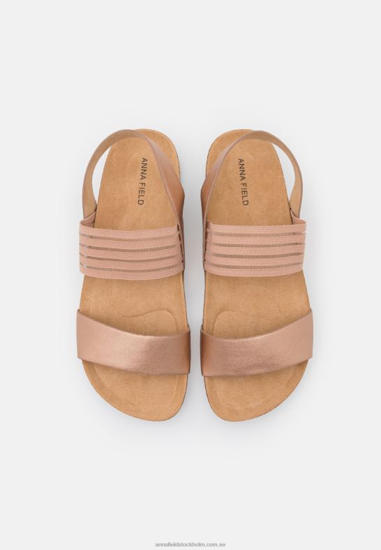 sandaler i rosa guld Anna Field 42BF61411 kvinnor