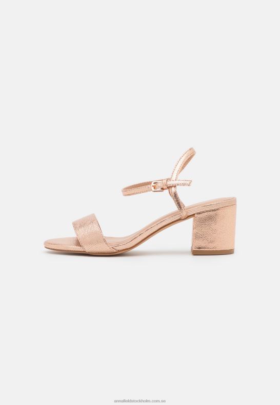 sandaler rosa guldfärgade Anna Field 42BF61254 kvinnor