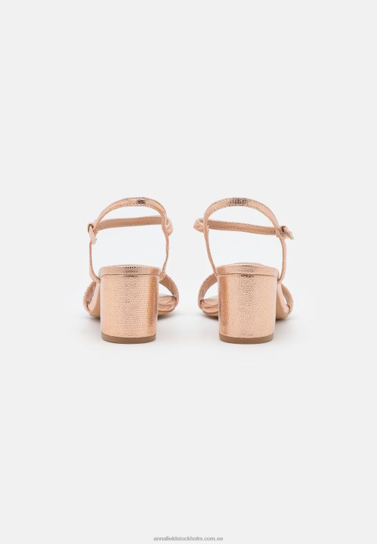 sandaler rosa guldfärgade Anna Field 42BF61254 kvinnor